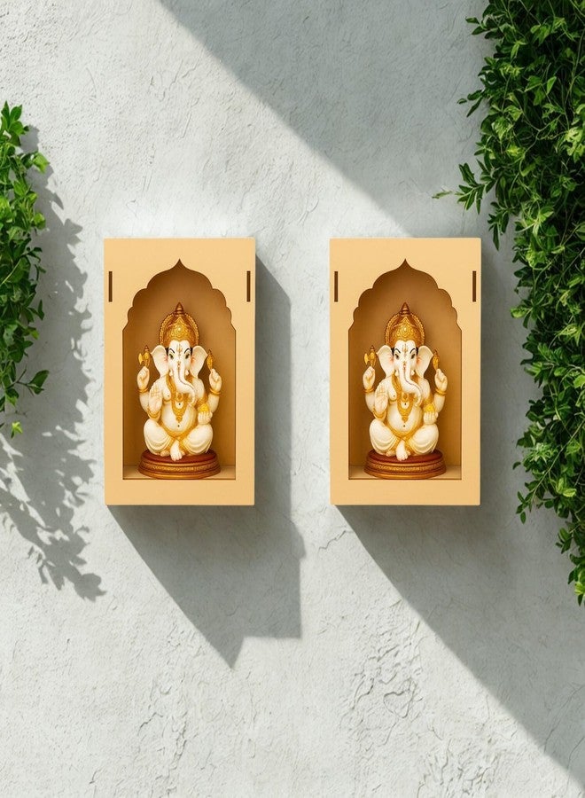 LET'S DIY طقم ديكور حائط "جاروكا" من خشب MDF غير مكتمل الصنع - صندوق خشبي عادي مقطوع يدويًا لتزيين المنزل بشكل إبداعي، وإطار قابل للتخصيص للأعمال الفنية والرسم والمشاريع اليدوية. - Image 5
